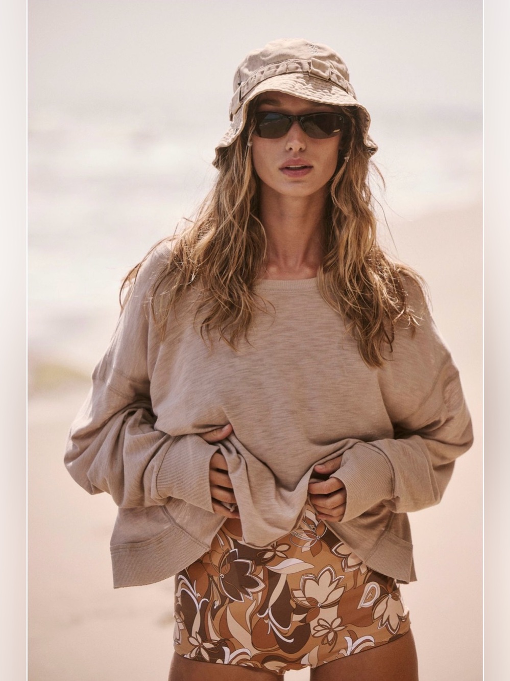 NWOT FP Movement by Free People My Time Layer Long Sleeve Tee Size S *FLAW*